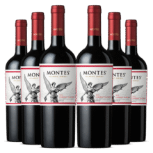 MONTES【蒙特斯官旗】智利原瓶进口红酒 蒙特斯montes经典系列750ml 赤霞珠红葡萄酒整箱装475.2元 (券后省0.9)