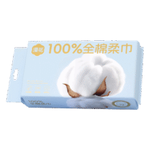 漫花全棉洗脸巾100%纯棉柔巾婴儿宝宝可用洁面巾干湿两用加大加厚棉巾 100%纯棉36抽*1包3元（需领券）