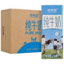 新希望 严选牧场 纯牛奶 3.3g乳蛋白 盒装 24盒 200ml41.9元