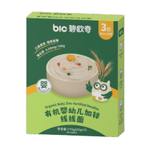 碧欧奇有机婴幼儿加锌线线面175g 宝宝面条儿童早餐挂面辅食无添加食盐52.56元（合17.52元/件）