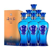 洋河 海之蓝 42%vol 绵柔浓香型白酒 520ml*6瓶632.5元