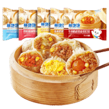 林饱饱 烧麦 500g、240g36.19元（需领券，合6.03元/件）