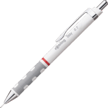 红环（rotring）自动铅笔0.7mm 德国可续铅芯不易断 高颜值学生专业Tikky系列白色单支装17.1元 (券后省0.9)