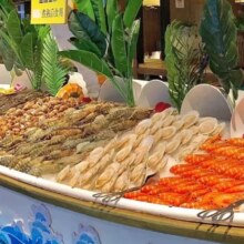 美团 Fresh领鲜海鲜自助餐厅 优质食材?单人工作日活海鲜?榴莲午餐自助餐原价228元现价168元