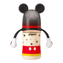 贝亲（Pigeon）新生婴儿 防胀气宽口径PPSU奶瓶 240ml 经典米奇 6个月  AA23885.2元