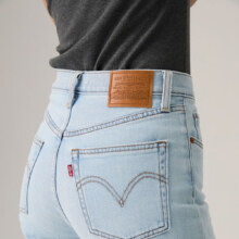plus会员：Levi's李维斯 女士商场同款牛仔裤135.5元、包邮