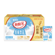 蒙牛 酸酸乳 乳酸菌饮料 250ml 1箱 酸奶味 *24盒28.41元