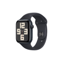 Apple Watch SE  智能手表GPS款44毫米午夜色铝金属表壳午夜色运动型表带M/L 健康电话手表MRE93CH/A1310.08元（需plus会员，需领券）