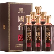 国台酒53度匠传陈酿礼盒装500ml×6瓶整箱高度酱香型白酒收藏送礼1964.6元（需88vip会员）