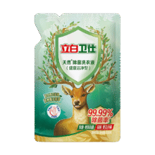 立白卫仕天然除菌洗衣液 1斤补充装 除菌率99.99% 72小时长效抑菌合7.4元/件