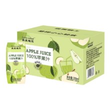 菲里维尔100%苹果汁0脂果汁饮品饮料箱装瓶装200ml*12瓶不加蔗糖19.9元