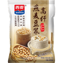 PLUS会员：西麦 燕麦豆浆 即食独立小包装 275g＊2件9.8元包邮（合4.9元/件）