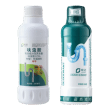 皎洁 下水道杀虫剂200ml+管道疏通剂200ml套装1.9元包邮（需领券）