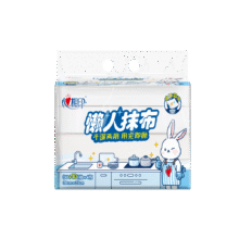 plus会员：心相印懒人抹布 厨房用纸 抽取式40抽*4包共160抽 加厚抹布 干湿两用17.52元（需领券）