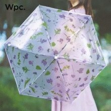 WPC. plantica花漾联名系列六骨三折便携款透明雨伞 PLV001￥65.00 5.0折