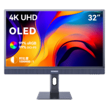国补：联合创新31.5英寸4K OLED显示器 原生10bit真色彩 Type-C90W内置音箱 纤薄机身办公设计修图显示屏32Q1U3229.15元