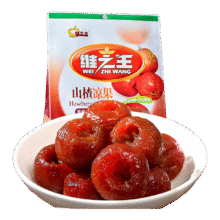 需首购、plus会员: 维之王 山楂凉果 318g6.58元（需试用）