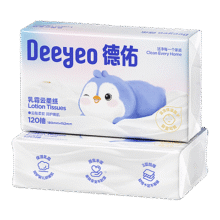 德佑 婴儿云柔巾 乳霜纸 3层 120抽*2包6.99元包邮