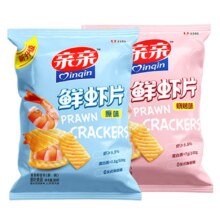 亲亲 原味虾条 80克 任选3种口味7.7元（合2.57元/件）