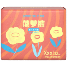 巴布豆新菠萝拉拉裤XXXL码32片*4件(尺码任选)88元（需领券，合22元/件）
