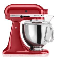 KitchenAid（凯膳怡）【国家补贴】厨师机家用和面机揉面全自动多功能搅拌机5QT 帝王红 5KSM150PSCER2436.35元（需领券）