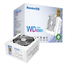 航嘉（Huntkey）WD650K全模组 金牌650W电脑电源皓月白（80PLUS金牌/单路50A/全电压/LLC+SR+DC-DC/智能温控）303.41元（需领券）