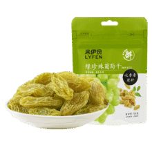 来伊份 果干系列 60g 绿珍珠葡萄干 多款可选29元包邮（合2.42元/件）