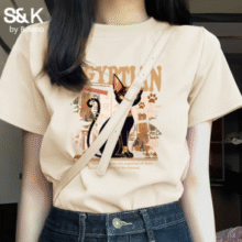 BALENO班尼路 S&K高端系列 100%纯棉女短袖T恤￥17.40