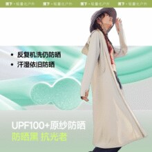 88vip！BENEUNDER 蕉下 AL90224 女士长款带口袋凉感原纱防晒服 UPF100+￥113.08 2.4折