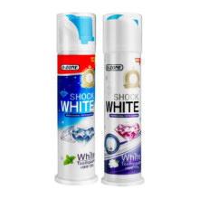 o-zone欧志姆韩国直立按压式小苏打去渍去黄亮白120g牙膏6.9元