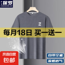 序世保罗 2025夏季宽松短袖t恤5.95元(买一送一，实付11.9元)
