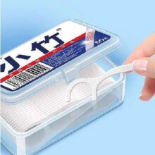 小竹 牙线棒 50支/盒 x10件 共500支9.9元（合0.99元/件）