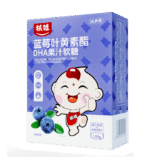 扶娃蓝莓叶黄素酯DHA果汁软糖儿童青少年糖果零食正品官方旗舰店29.8元（合7.45元/件）