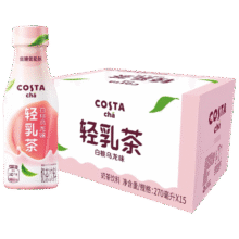 临期清仓: COSTA咖世家 白桃乌龙轻乳茶奶茶饮料 270ml*15瓶19.9元(7月26到期)