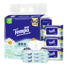 得宝 Tempo 洋甘菊湿厕纸 40片*4包+10片*2包19.49元
