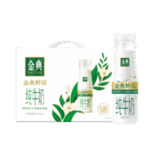金典 鲜活纯牛奶 250ml*8瓶+赠同款8瓶 共16瓶买一赠一37.91元（合18.95元/件）