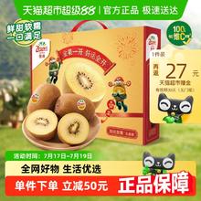 佳沛 新西兰金奇异果10粒146—174g超大果礼盒装黄心猕猴桃新鲜水果56.9元