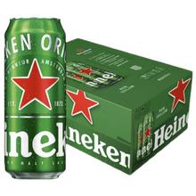 喜力 整箱装麦芽啤酒 全麦酿造 原麦汁浓度≥11.4°P苏超 500mL 12罐84元