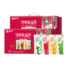 天降礼金、88会员：蒙牛 真果粒缤纷礼盒装 250g*24盒*2提36.96元/箱，共73.92元+淘金币8.99元