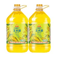 金龙鱼不油腻玉米油4L×2桶68.83元+179淘金币