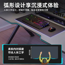 限移动端、京东百亿补贴：奥伦福特 电脑桌 台式家用电竞桌 80*60 碳纤维纹路45.16元