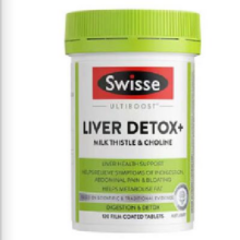 swisse_澳洲Swisse升级版二代奶蓟草胆碱片120粒熬夜护旰养肝实惠装片200粒85元  若可用25-5到手价85