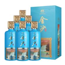 金沙 回沙 酱品 酱香型白酒 53度 500mL 6瓶 整箱装349元