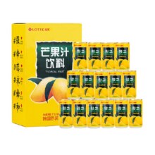 88VIP:韩国乐天芒果汁180ml*15罐整箱 +凑单18.82元+6.29元淘金币