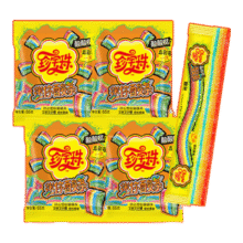 珍宝珠 ChupaChups 彩虹色酸条酸棒软糖 24条9.9元（需领券）