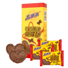 首购：高乐高 可可黄油蝴蝶酥90g6.52元包邮（需试用）