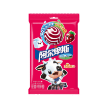 阿尔卑斯 草莓牛奶棒棒糖 200g2.81元