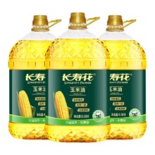 长寿花非转基因食用油6.08L×3桶263.7元