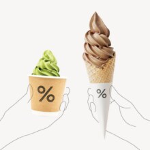美团到店 % Arabica阿拉比卡 % 软雪糕买一赠一 全国27城共67家门店可用原价56元 现价28元