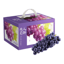 plus、需首购：京鲜生 夏黑无籽黑提 蓝莓葡萄 4斤礼盒装 生鲜水果 酸甜口感易掉粒38.45元（需领券）